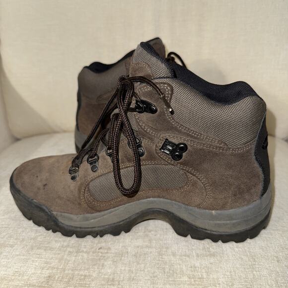 Vasque Gore-Tex Hiking Boots Mens 8.5 Brown Suede Waterproof Mid Top Trekking